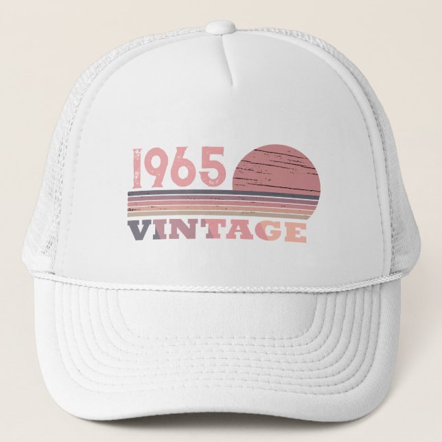 Casquette Soixante vintage 60e anniversaire personnalisée (Devant)