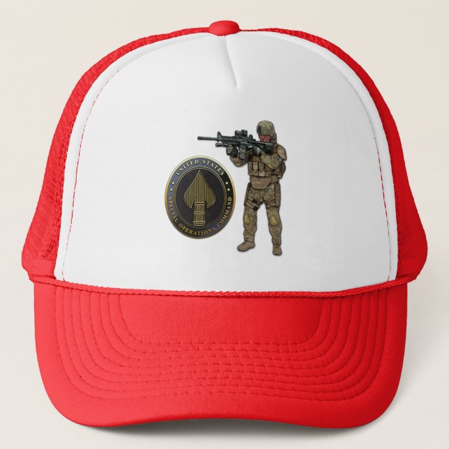 Casquette Soldat d'infanterie d'USSOCOM (Devant)