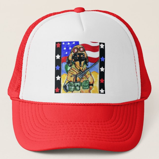 Casquette Soldat teckel (Devant)