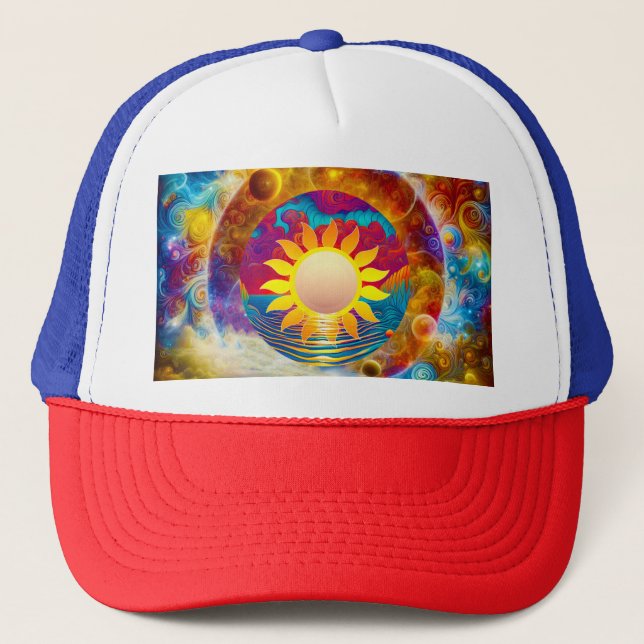 Casquette Soleil cosmique (Devant)