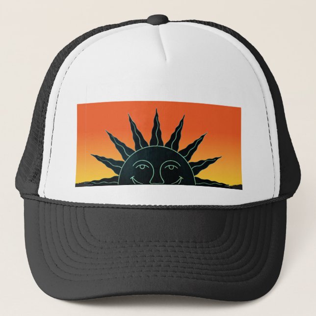 Casquette Soleil souriant (Devant)