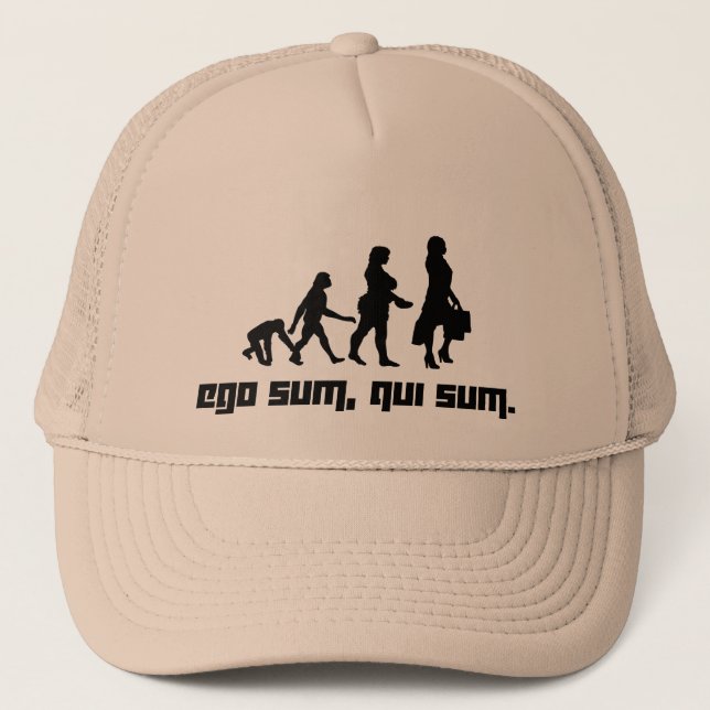 Casquette Somme d'amour-propre, somme de qui. 2 (Devant)