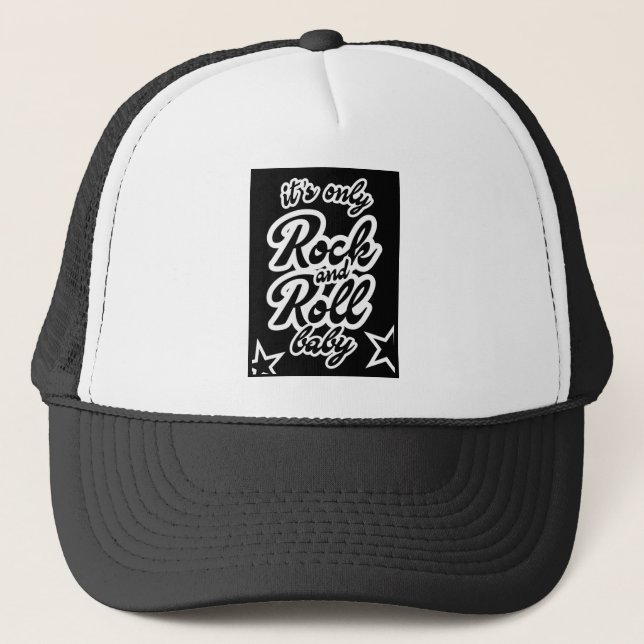 Casquette Son seul Rock et roll Baby (Devant)