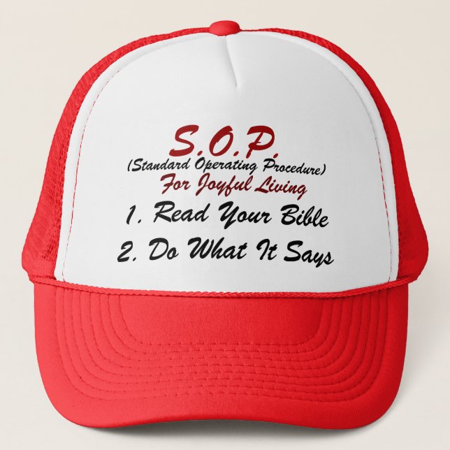 Casquette SOP de la Bible (Devant)