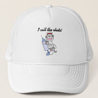 Casquette Soq Singe Infirmière J'appelle les coups cadeaux