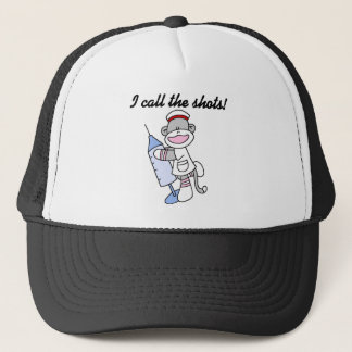 Casquette Soq Singe Infirmière J'appelle les coups cadeaux