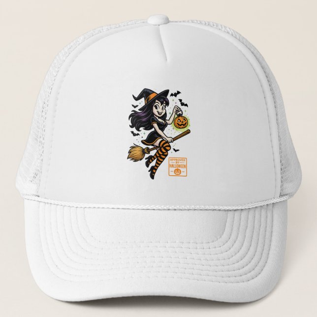 Casquette Sorcière de dessin - Approuvé par Halloween (Devant)