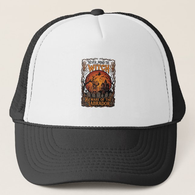 Casquette Sorcière de l'esprit de Noël Méfiez-vous du Labrad (Devant)