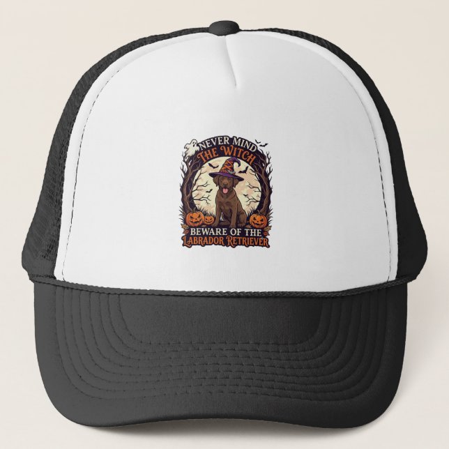 Casquette Sorcière, n'importe quoi, Labrador Retriever Hallo (Devant)