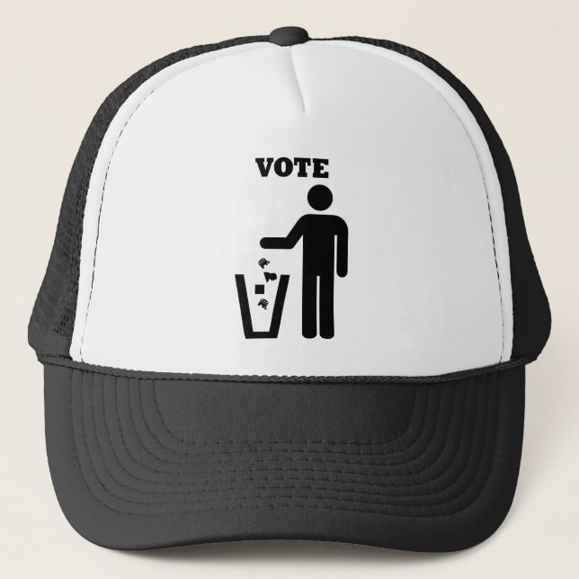 Casquette Sortez le vote 2020 de déchets (Devant)