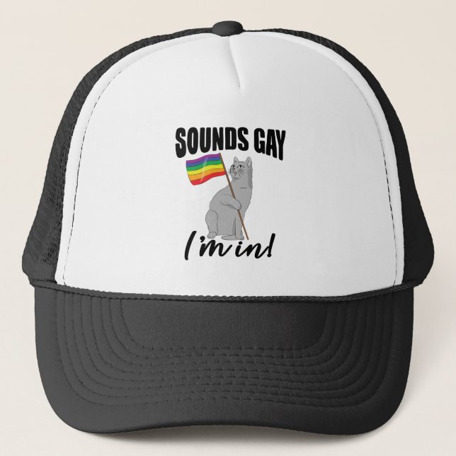Casquette Sounds Gay I'm (Devant)
