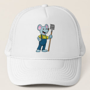 Casquette Souris en fermier avec gâteau