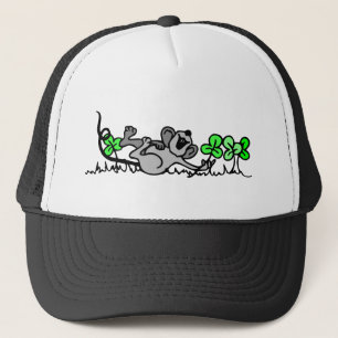 Casquette Souris Jouant En Shamrock