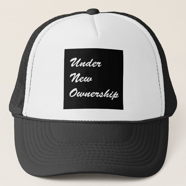 Casquette Sous la nouvelle propriété (Devant)