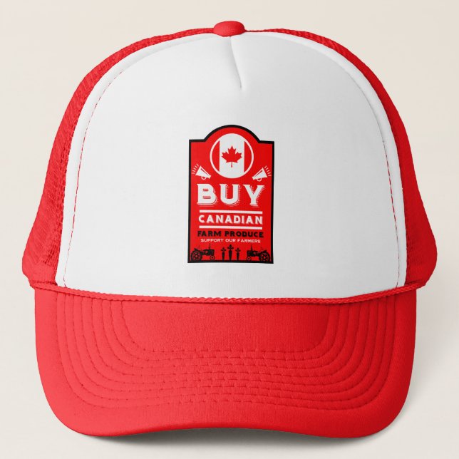Casquette Soutenez les agriculteurs canadiens (Devant)