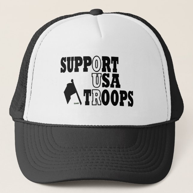 CASQUETTE SOUTENEZ NOTRE PAC DE TROUPES (Devant)
