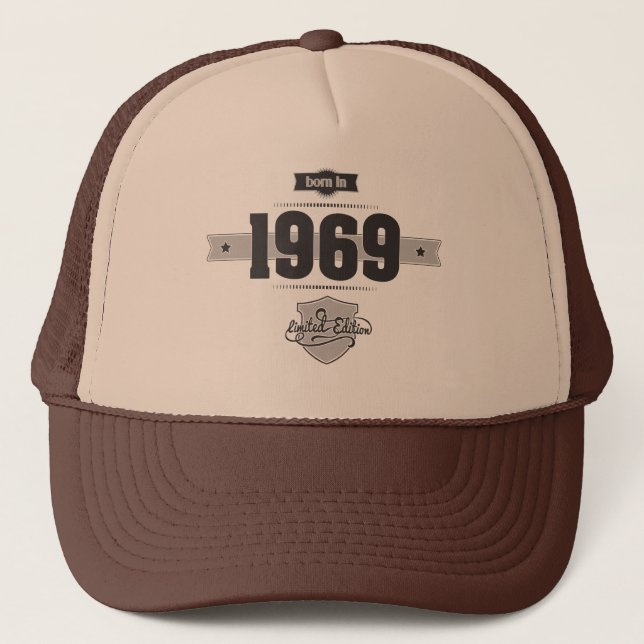 Casquette Soutenu en 1969 (Dark&Lightgrey) (Devant)