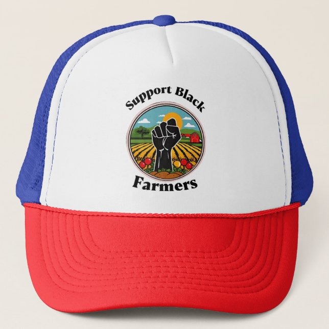 Casquette Soutien aux agriculteurs noirs (Devant)