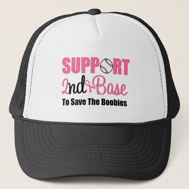 Casquette Soutien Cancer du Sein 2ème Base (Devant)