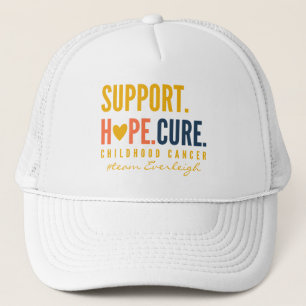 Casquette soutien du cancer de l'enfance espoir Nom personna