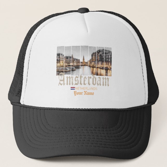 Casquette Souvenir d'Amsterdam Netherlands (Devant)