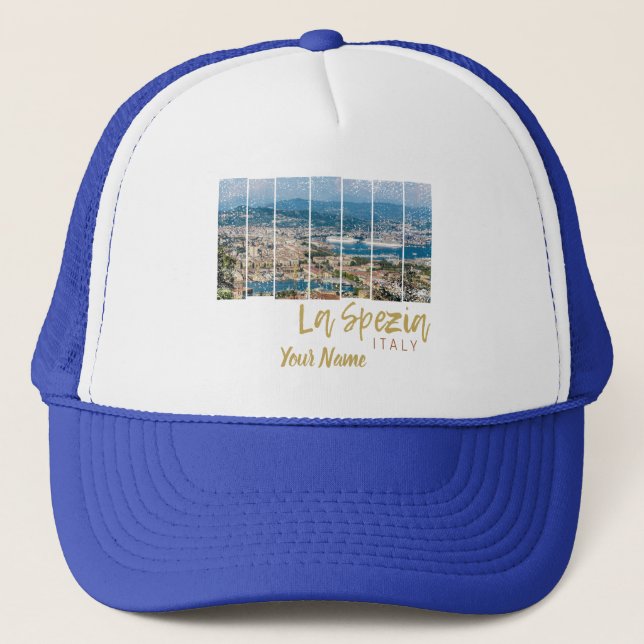 Casquette Souvenir de La Spezia Liguria Italy Vintage (Devant)