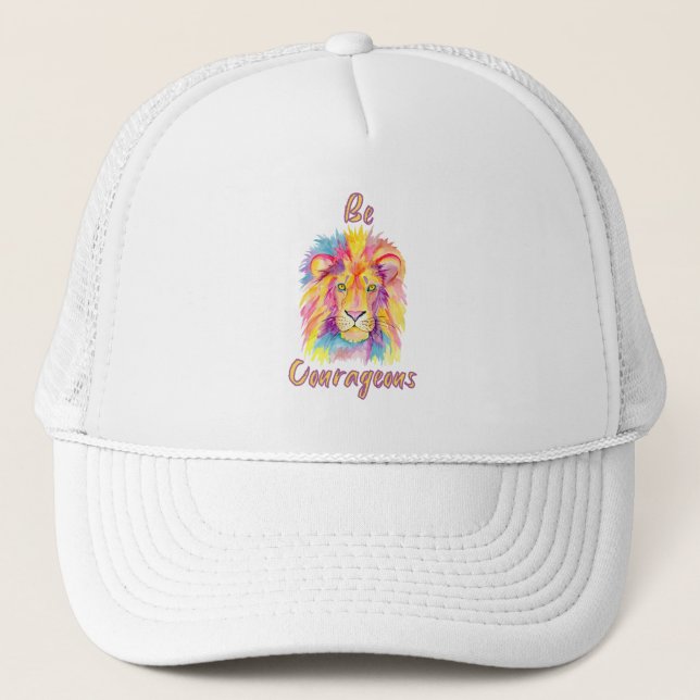 Casquette Soyez Courageux Esprit Courageux Motivation (Devant)