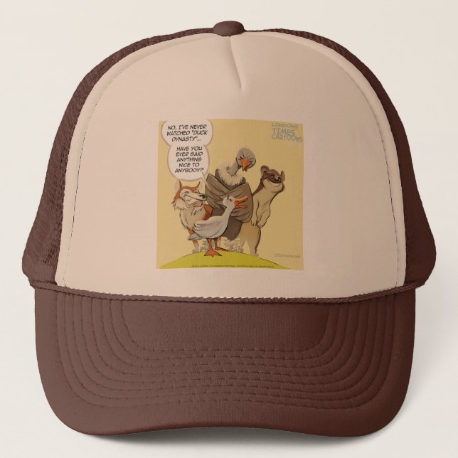 Casquette Soyez Gentil Avec Les Canards Drôle (Devant)