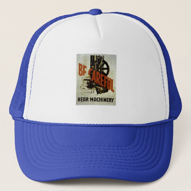 Casquette Soyez les machines proches soigneuses - l'affiche (Devant)