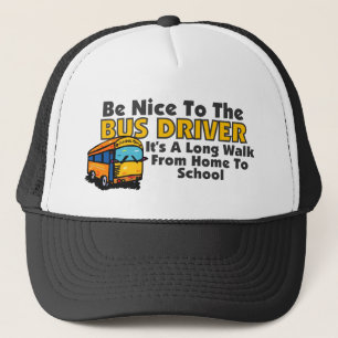 Casquette Soyez Nice au chauffeur de bus