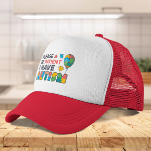 Casquette Soyez Patient J'Ai Autism Puzzles Trucker