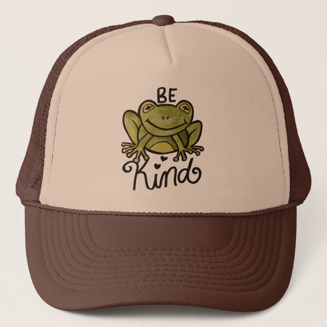 Casquette Soyez une grenouille (Devant)