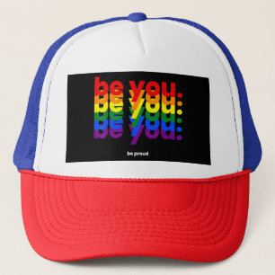 Casquette Soyez vous soyez fier LGBTQ Fierté Arc-en-ciel Les