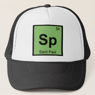 Casquette Sp - Saint Paul Minnesota Chimie Tableau Périodiqu