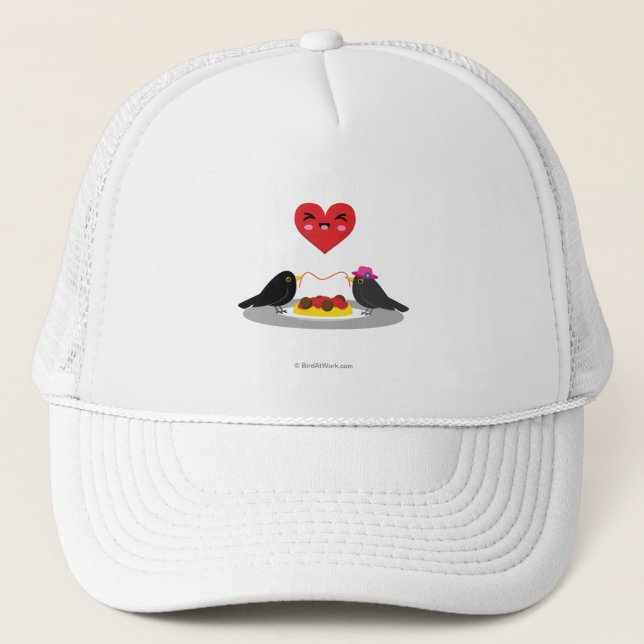 Casquette Spaghetti Meatballs Date romantique (Devant)