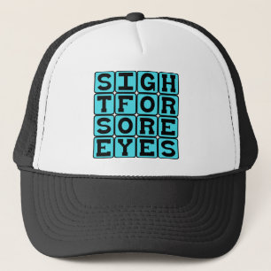 Casquette Spectacle pour les yeux douloureux, Présence apais