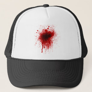 Casquette Splatz de sang réaliste