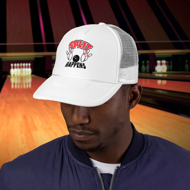 Casquette Split Happens Bowling Drôle (Créateur téléchargé)