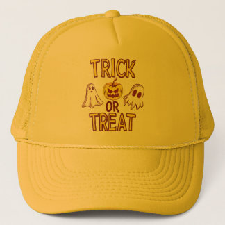 Casquette Spooky Trick or Treat Halloween - ghosts & pumpkin