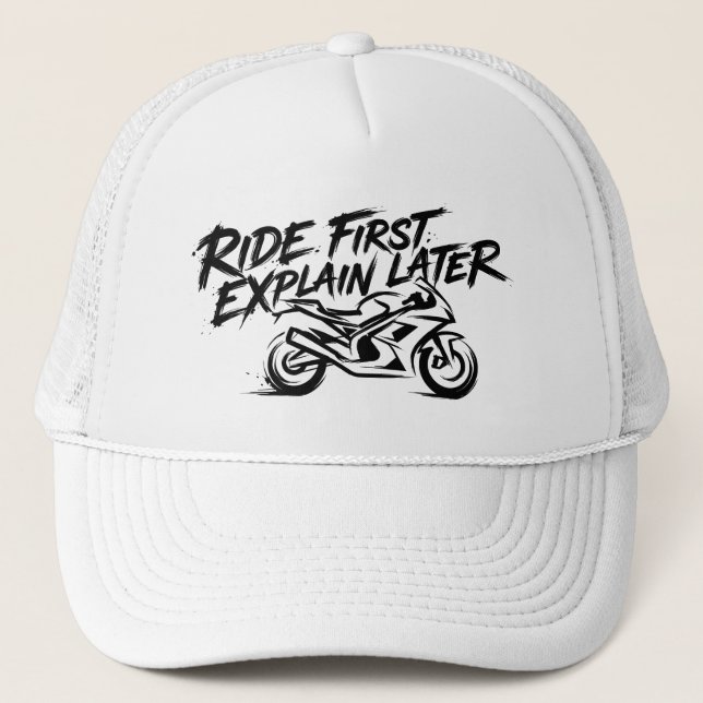 Casquette Sportbike Rider Action Mentality (Devant)