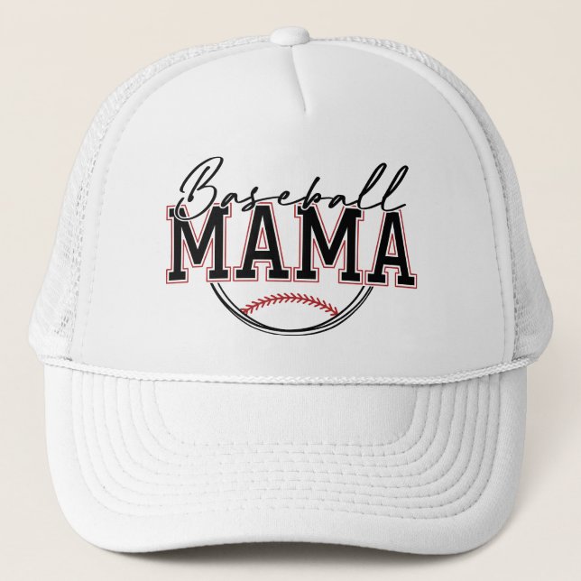 Casquette Sporty Baseball Mama Vibes Ball Cap (Devant)
