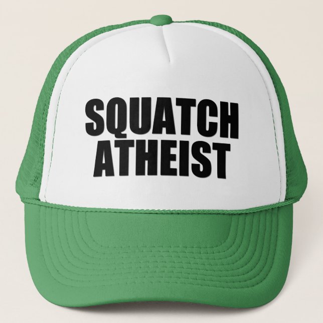Casquette Squatch athée (Devant)