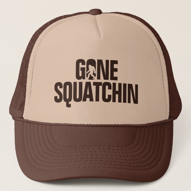 Casquette Squatchin allé - brun/silhouette bronzage (Devant)