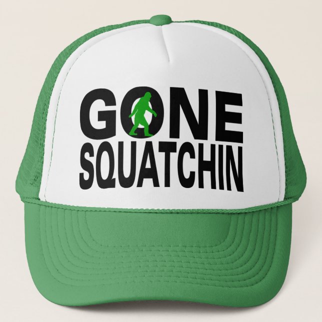 Casquette Squatchin allé (logo vert) (Devant)