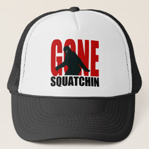 Casquette Squatchin allé (rouge et noir)