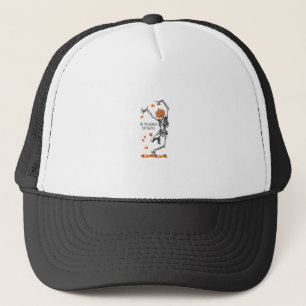 Casquette Squelette C'Est La Saison Pour Pilates Méditation 