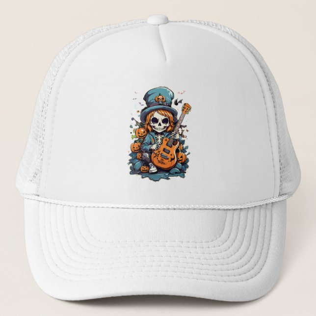 Casquette Squelette coloré (Devant)