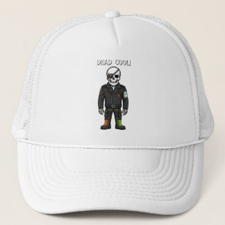 Casquette Squelette de motard super cool | Halloween