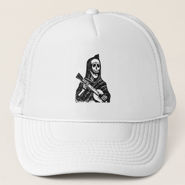 Casquette Squelette de Posada (Cavalera) avec la guitare (Devant)