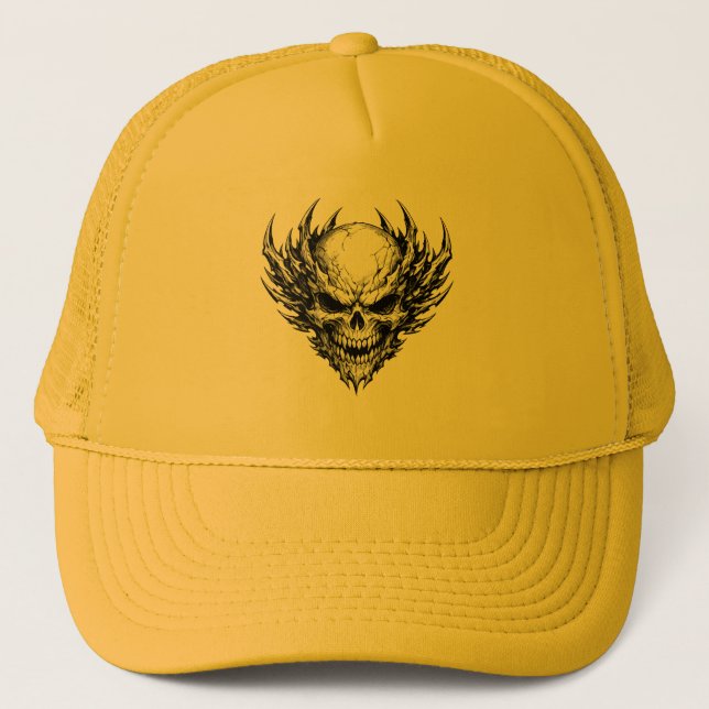 Casquette Squelette génial (Devant)